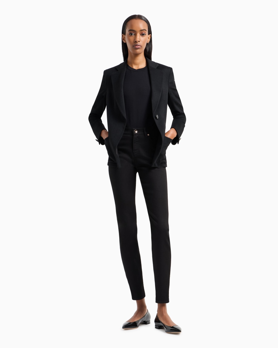 The world of armani PANTALONI 5 TASCHE SLIM FIT IN COTONE STRETCH Offerte
