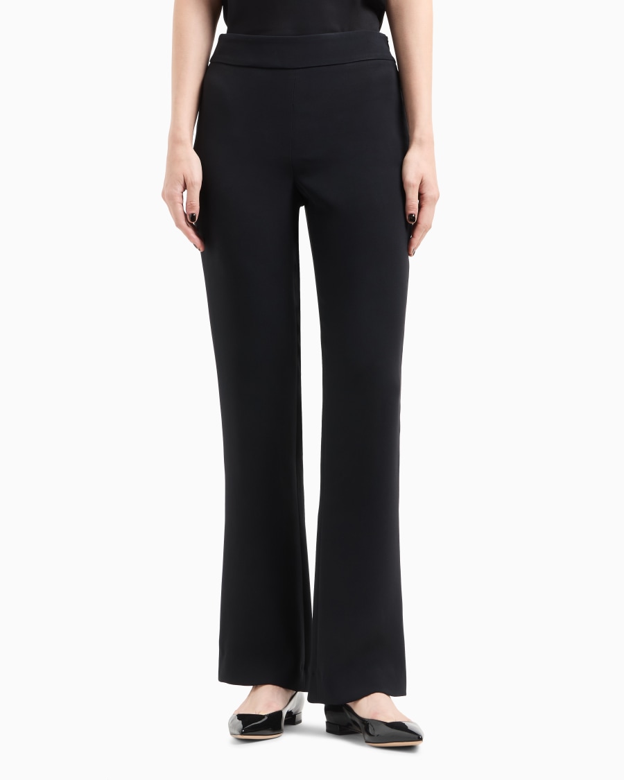 The world of armani PANTALONI AMPI IN SETA In Saldo