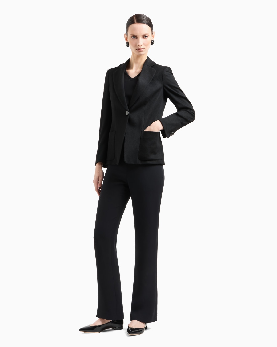 The world of armani PANTALONI AMPI IN SETA In Saldo
