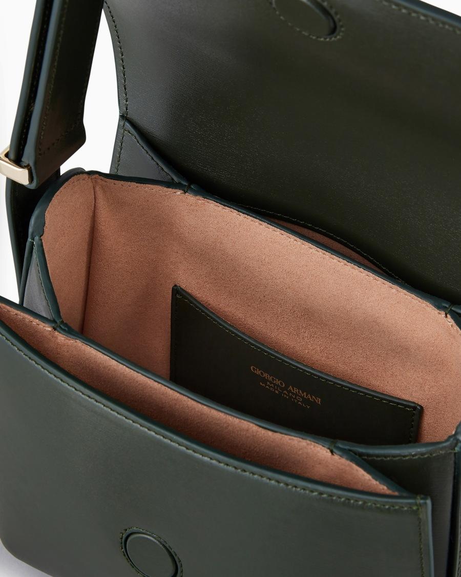 The world of armani BORSA LA PRIMA IN PELLE PALMELLATA 2025