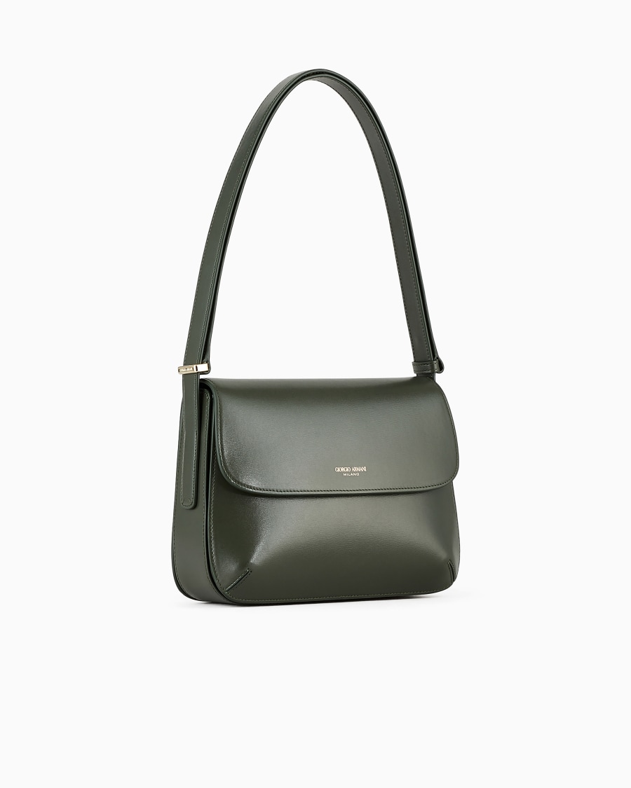 The world of armani BORSA MEDIA LA PRIMA IN PELLE PALMELLATA Qualità