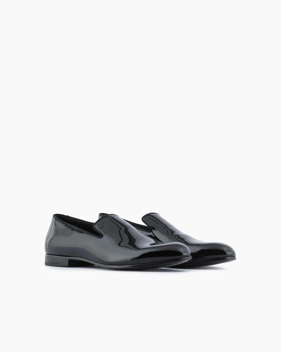 The world of armani MOCASSINI IN VERNICE Acquista Ora