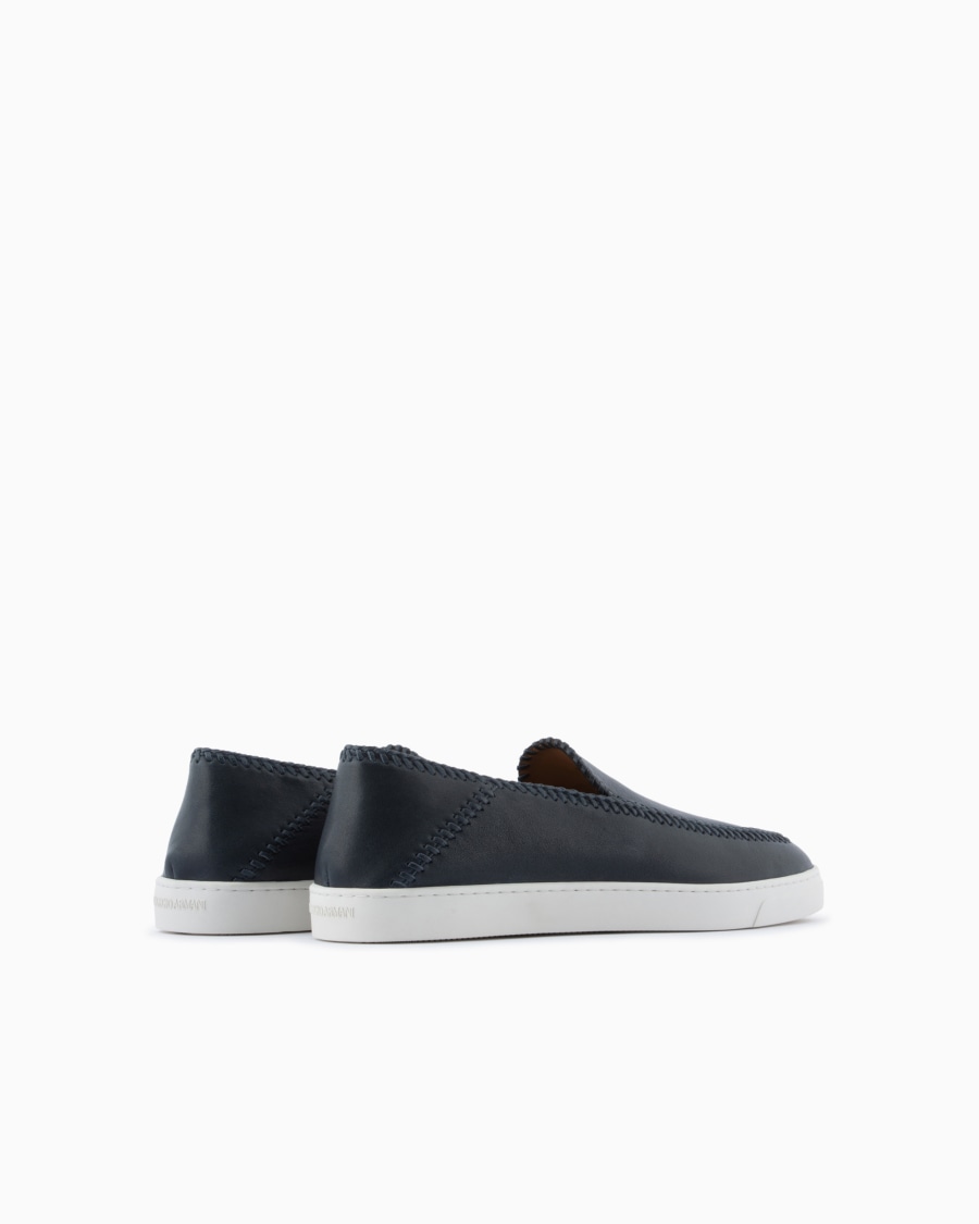 The world of armani GALLERIA 3 SLIP-ON IN NAPPA Shopping Online