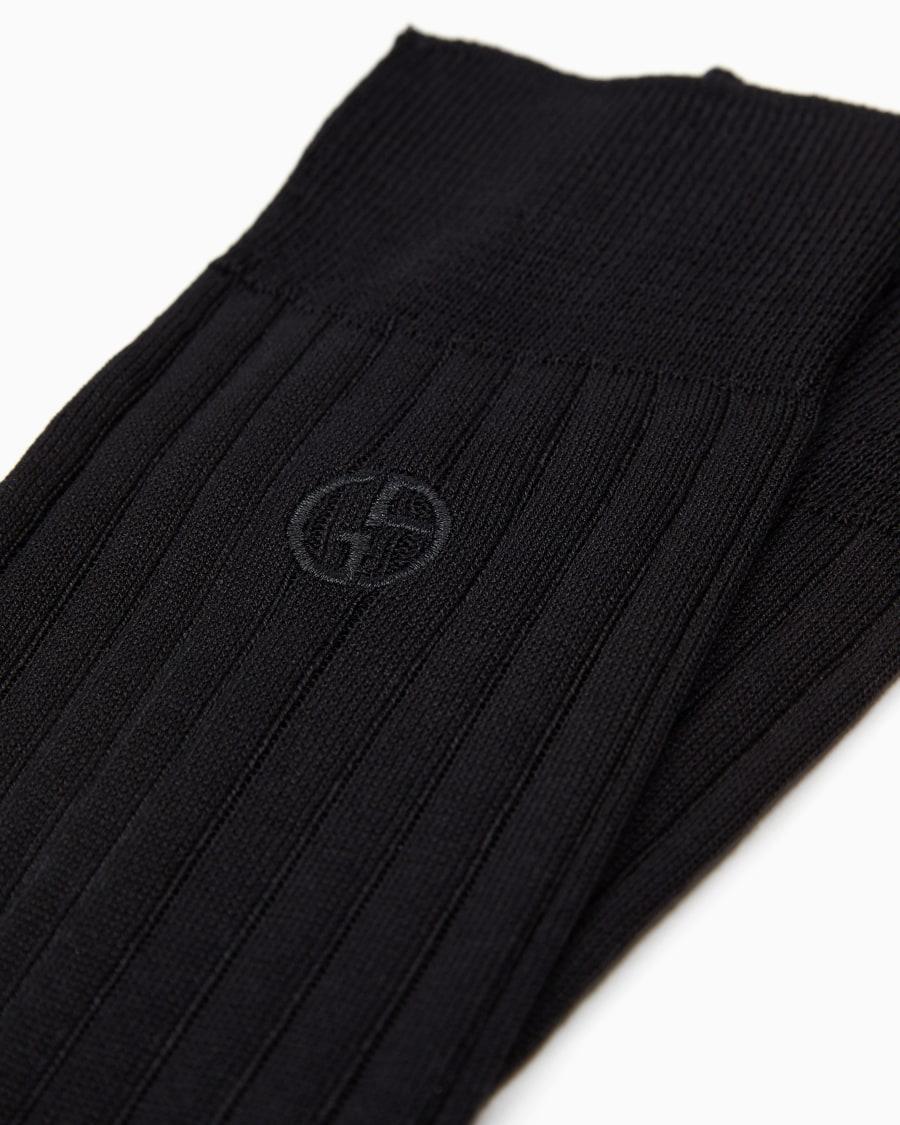 The world of armani CALZE CORTE CON LOGO RICAMATO Affare Del Giorno