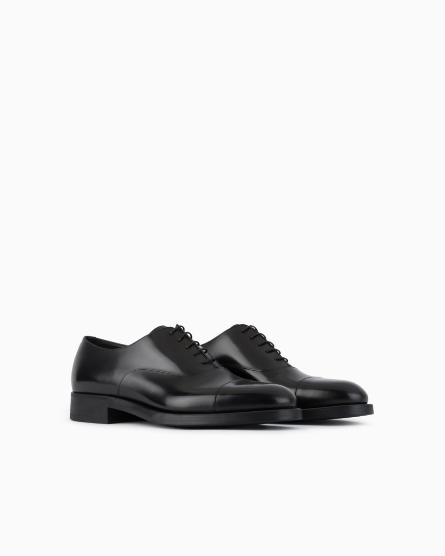 The world of armani OXFORD IN PELLE SFUMATA Sottocosto