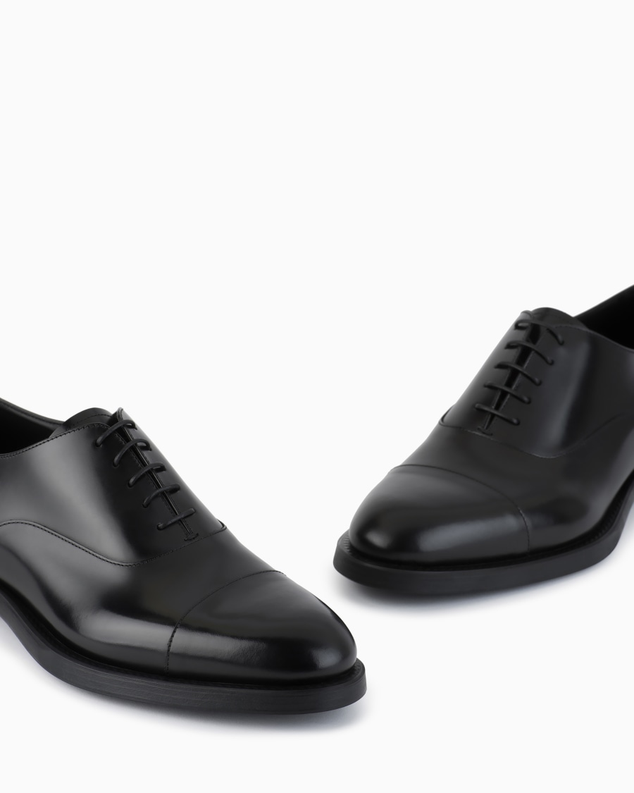The world of armani OXFORD IN PELLE SFUMATA Sottocosto