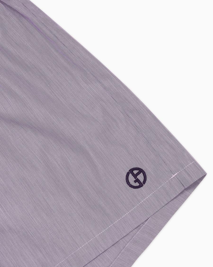 The world of armani BOXER IN COTONE CON LOGO RICAMATO Sconto
