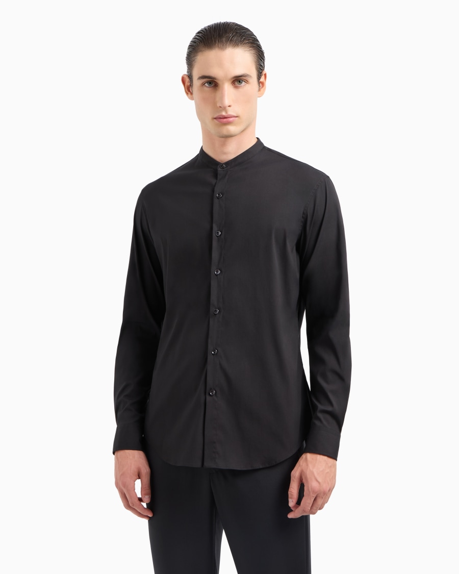 The world of armani CAMICIA ICON IN COTONE UNITO STRETCH In Linea