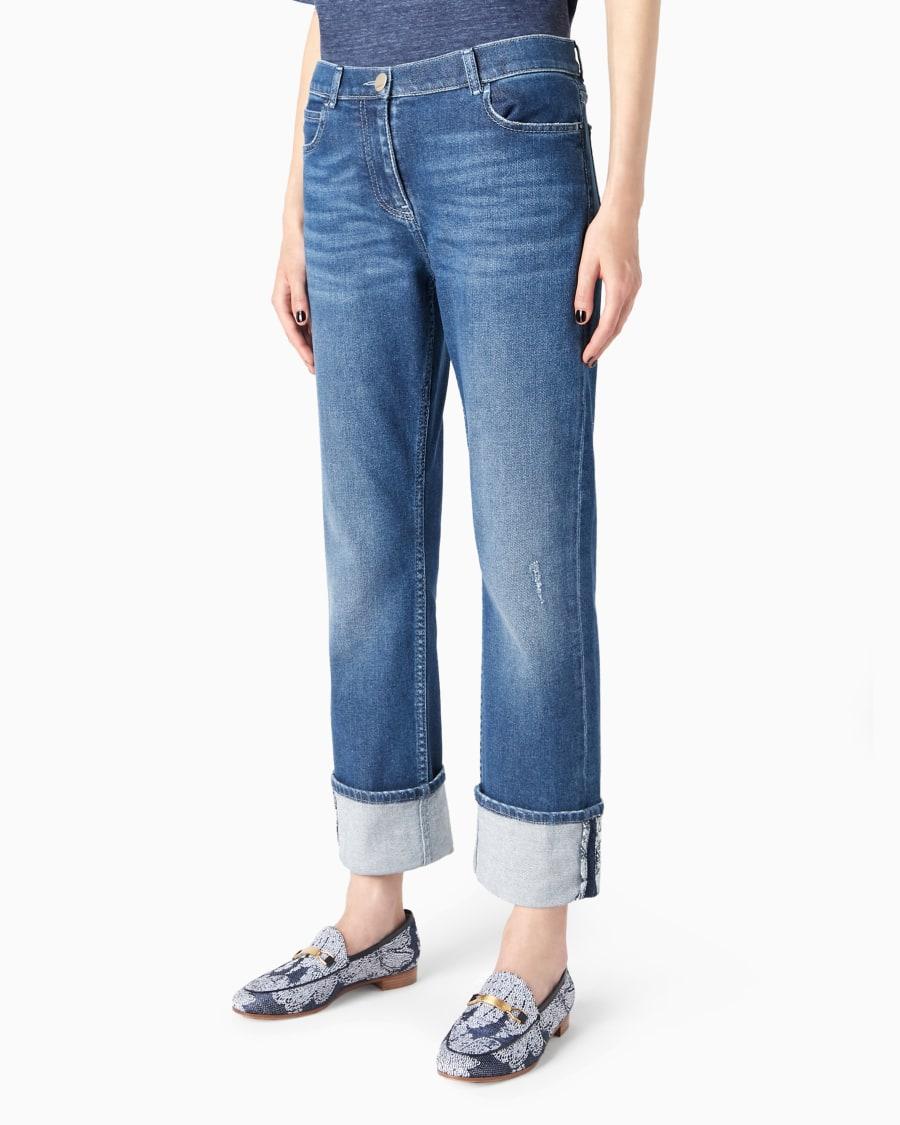 The world of armani DENIM COLLECTION JEANS 5-TASCHE IN DENIM DI COTONE STRETCH Qualità