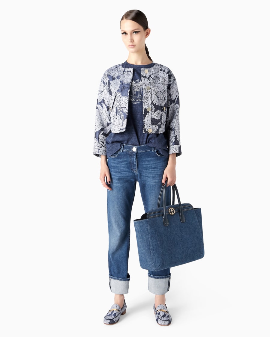 The world of armani DENIM COLLECTION JEANS 5-TASCHE IN DENIM DI COTONE STRETCH Qualità