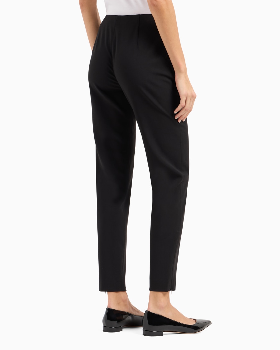The world of armani PANTALONI IN CREPE DI LANA Spedizione Gratuita