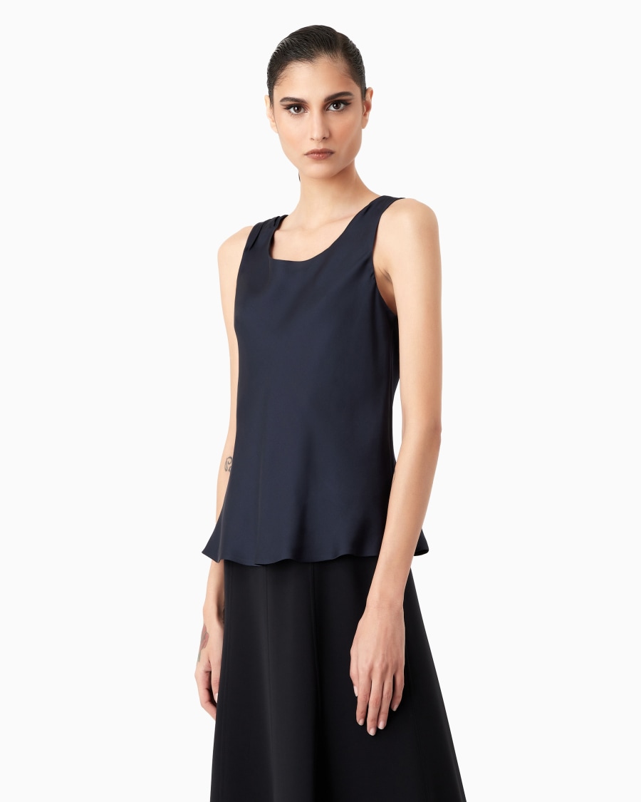 The world of armani TOP IN PURA SETA Qualità Garantita
