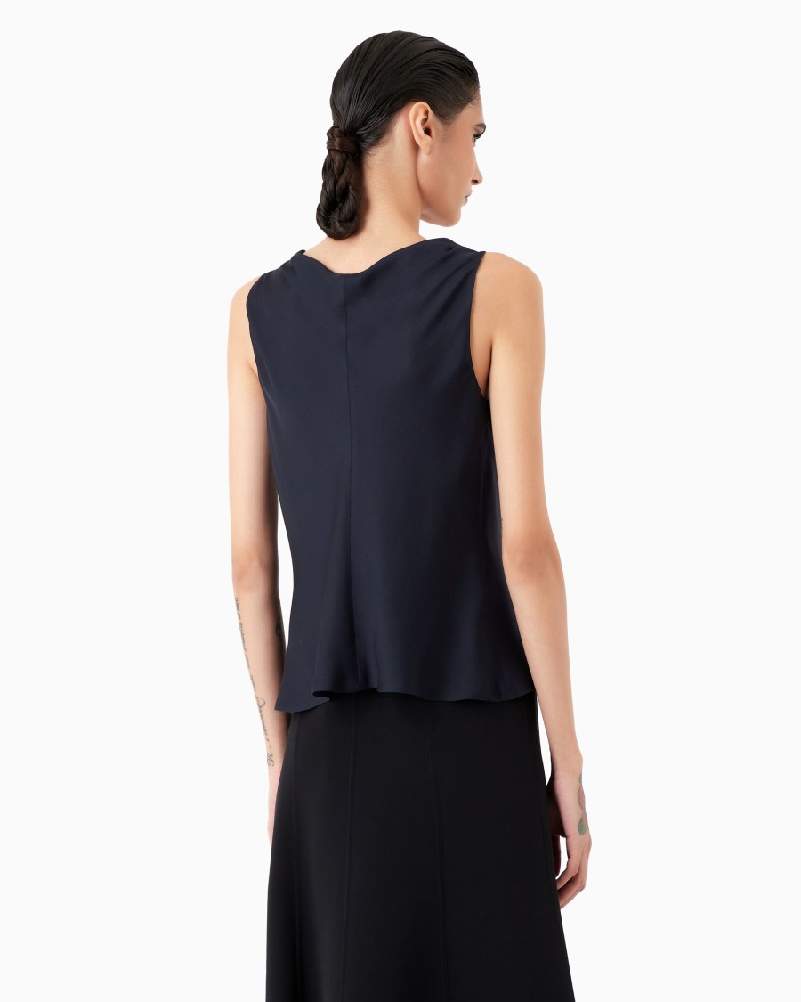 The world of armani TOP IN PURA SETA Qualità Garantita