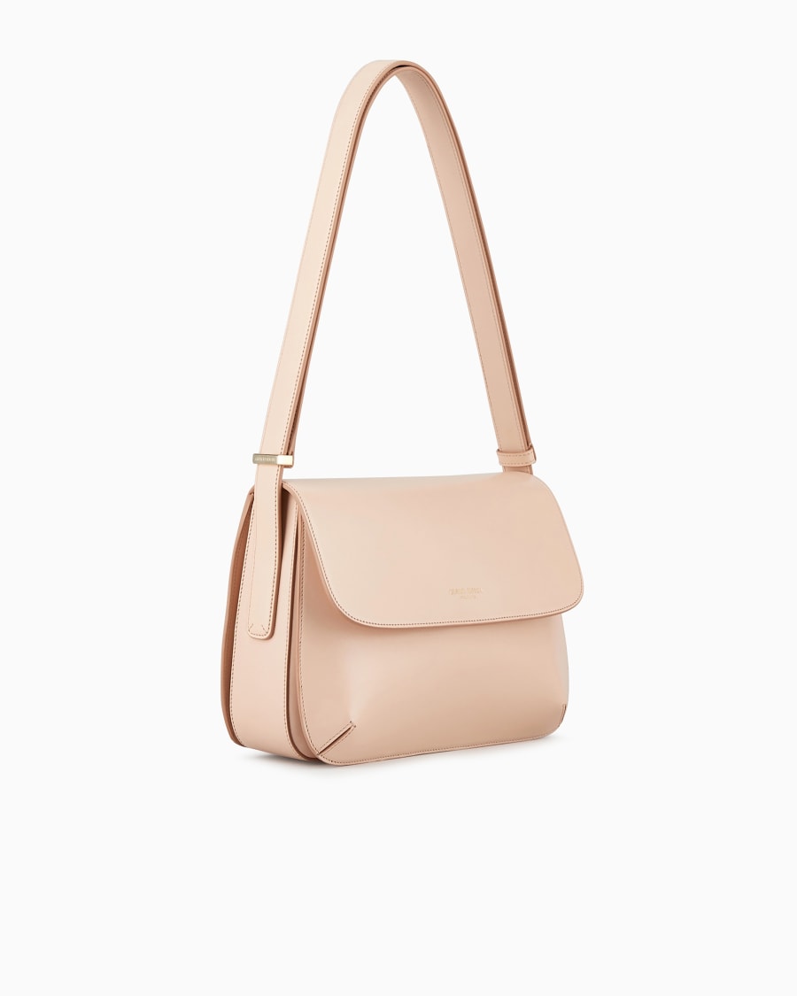 The world of armani BORSA MEDIA LA PRIMA IN PELLE PALMELLATA Acquista Ora