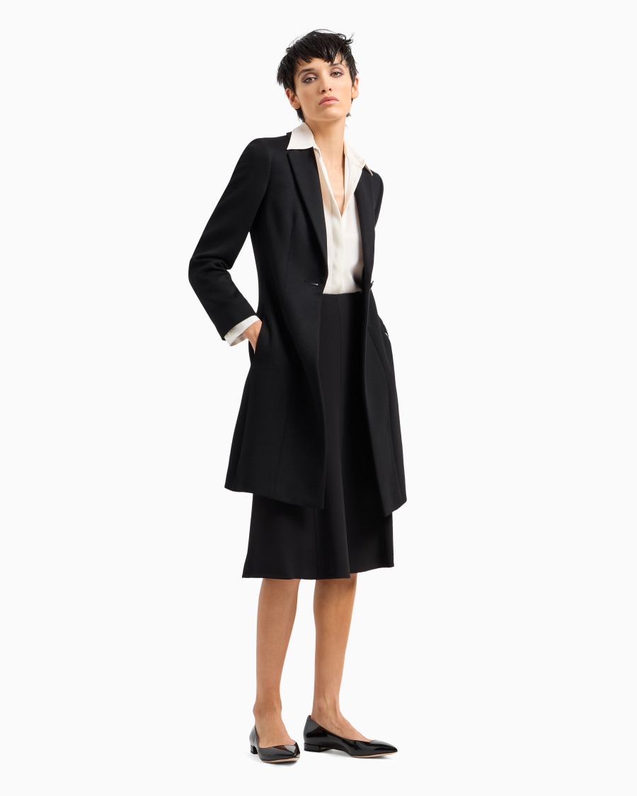 The world of armani CAMICIA IN CHARMEUSE DI PURA SETA Consegna Veloce