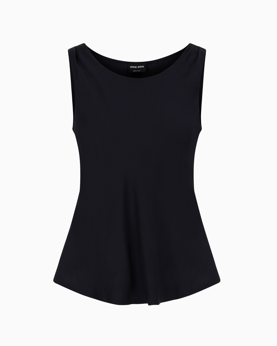 The world of armani TOP IN PURA SETA