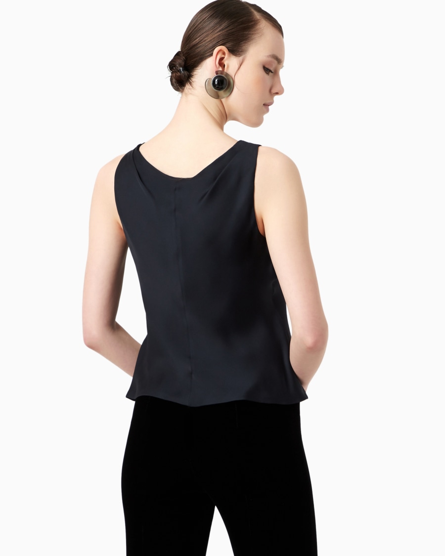 The world of armani TOP IN PURA SETA Promozione Limitata