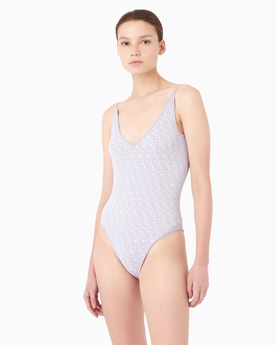 The world of armani BODY IN TESSUTO JACQUARD MONOGRAM Sottocosto