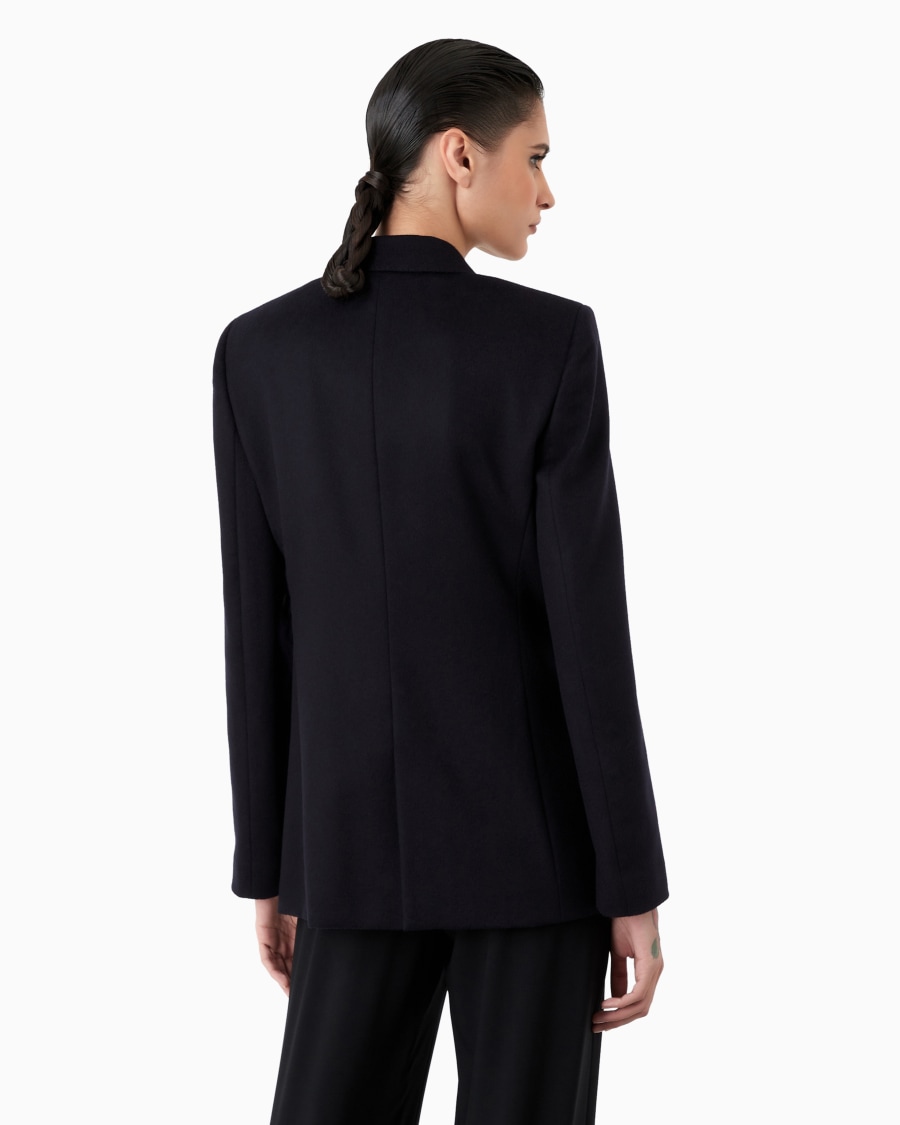 The world of armani GIACCA DOPPIOPETTO IN LANA VERGINE E CASHMERE Economico
