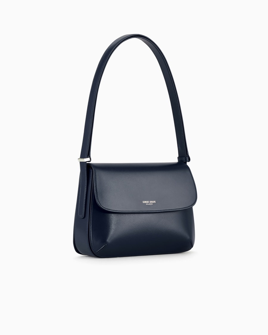 The world of armani BORSA MEDIA LA PRIMA IN PELLE PALMELLATA Outlet