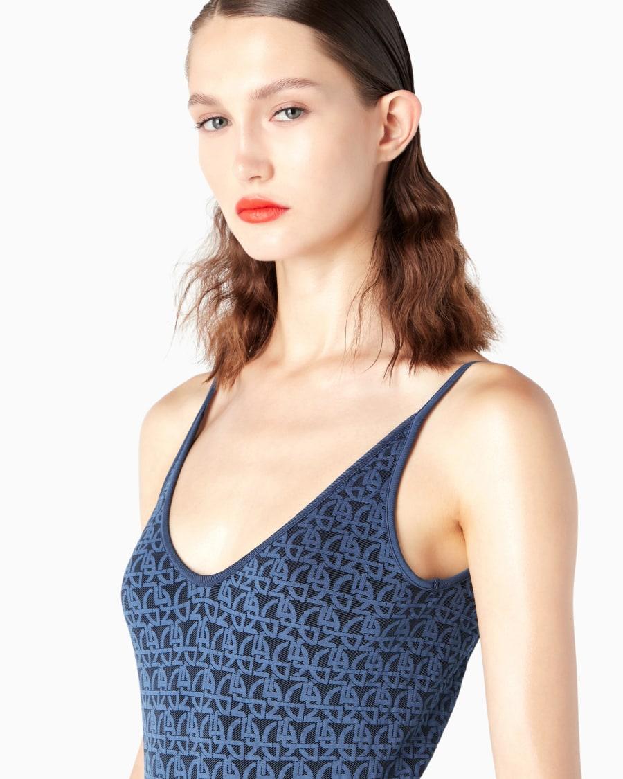 The world of armani BODY IN TESSUTO JACQUARD MONOGRAM Vendita Economica