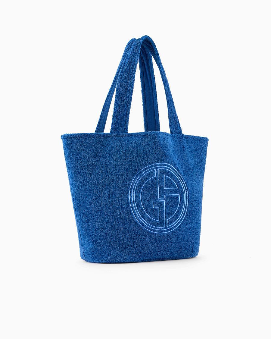 The world of armani BORSA DA MARE IN SPUGNA DI COTONE Saldi Di Fabbrica