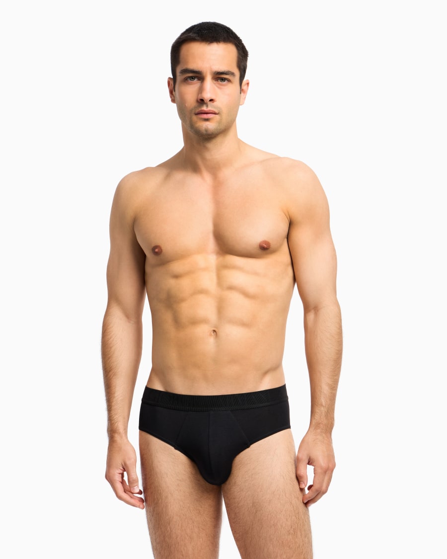 The world of armani SLIP IN JERSEY STRETCH CON BANDA LOGATA Fino Al -60%