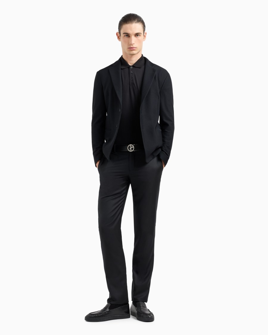 The world of armani POLO IN PIQUET DI COTONE STRETCH Online