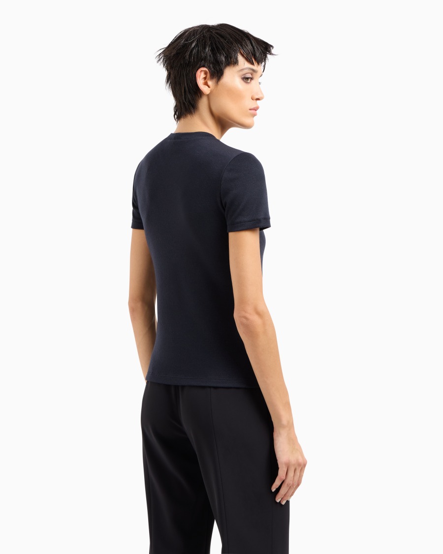 The world of armani T-SHIRT IN PURO CASHMERE Negozio