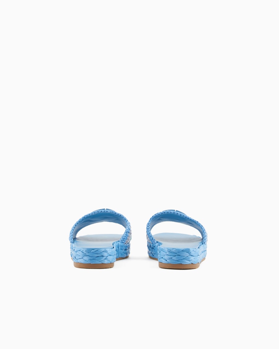 The world of armani SANDALI FLAT CON MOTIVO INTRECCIO Spedizione gratuita