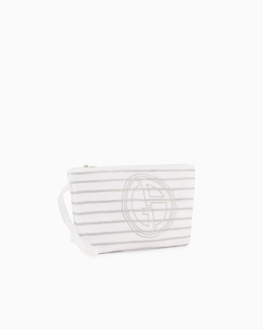 The world of armani POCHETTE IN SPUGNA DI COTONE Negozi Online