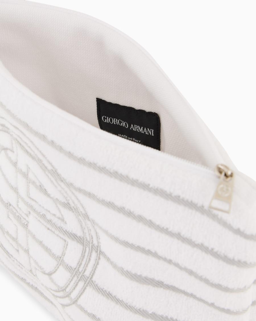 The world of armani POCHETTE IN SPUGNA DI COTONE Negozi Online