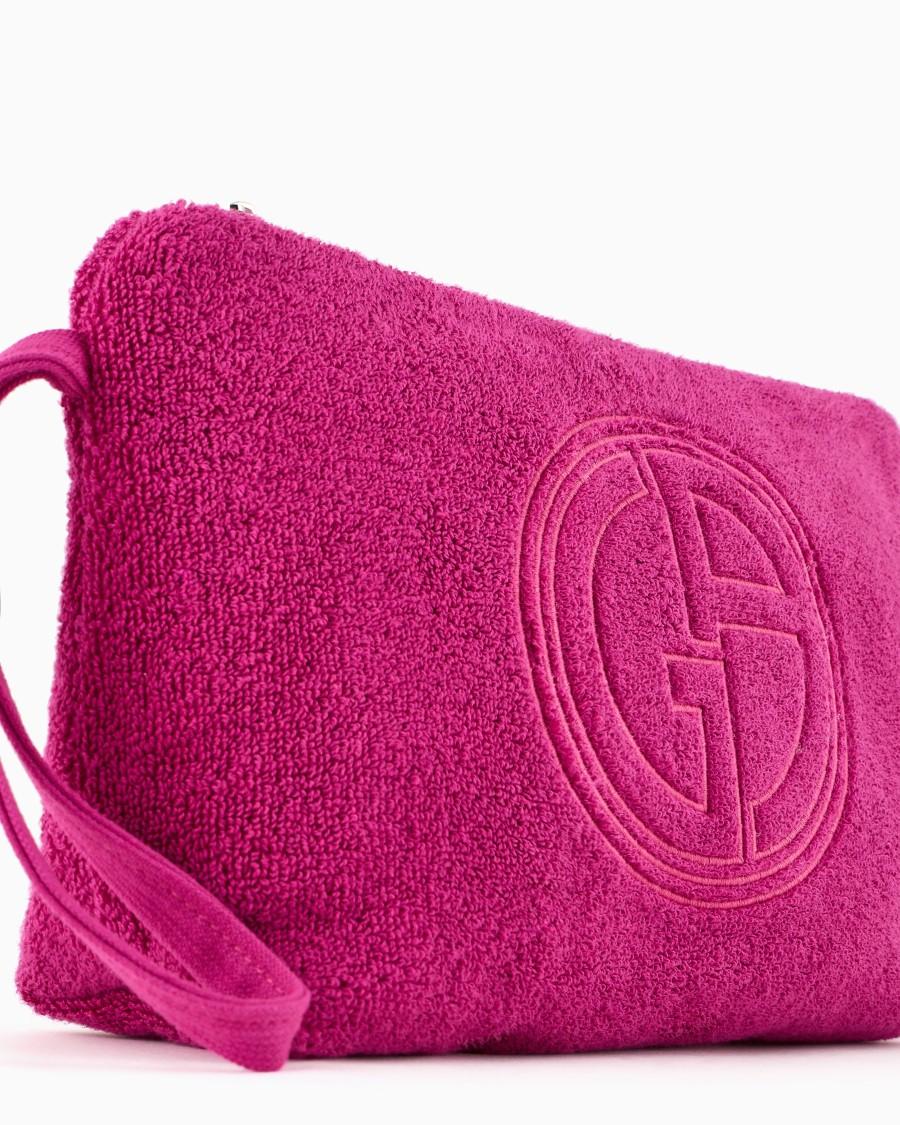 The world of armani POCHETTE IN SPUGNA DI COTONE Novità