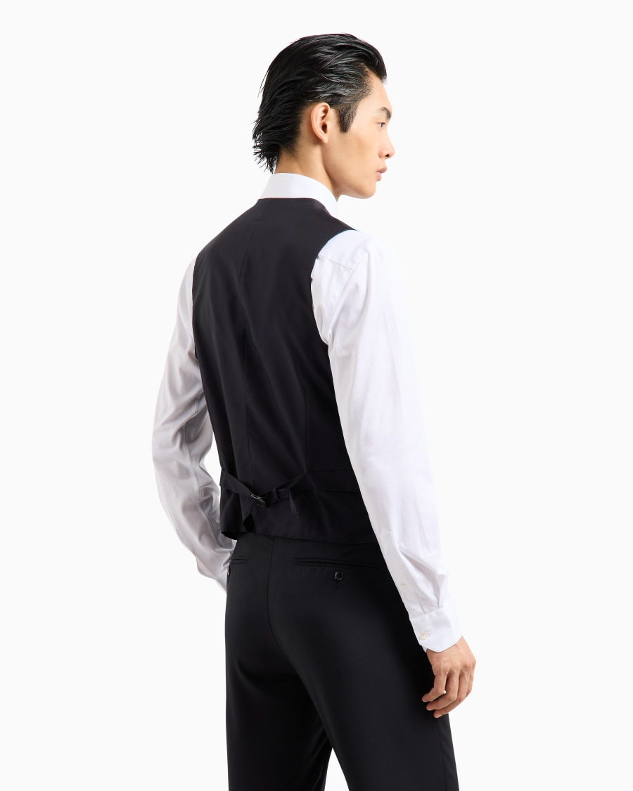 The world of armani GILET MONOPETTO IN LANA VERGINE I Più Venduti