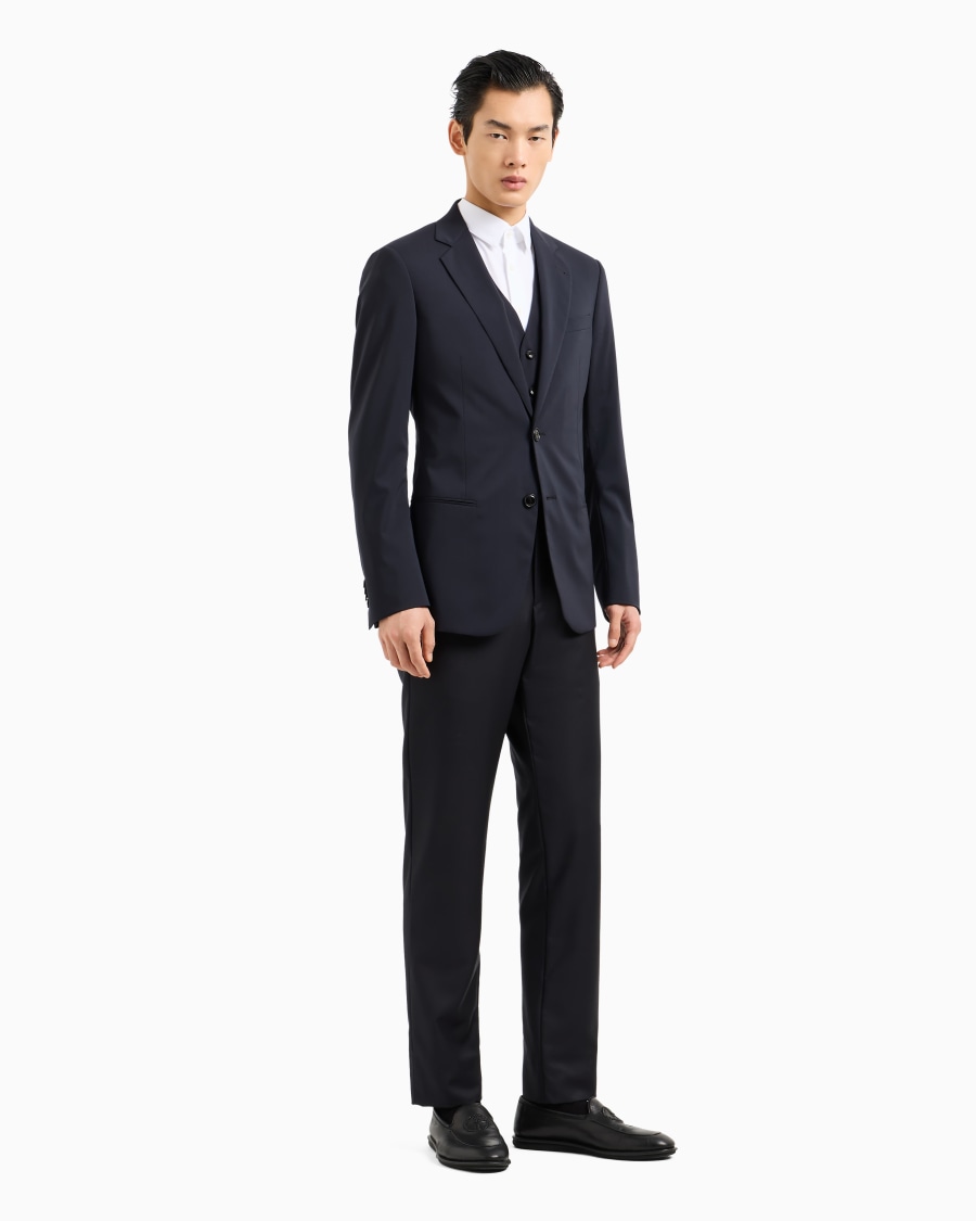 The world of armani GILET MONOPETTO IN LANA VERGINE I Più Venduti