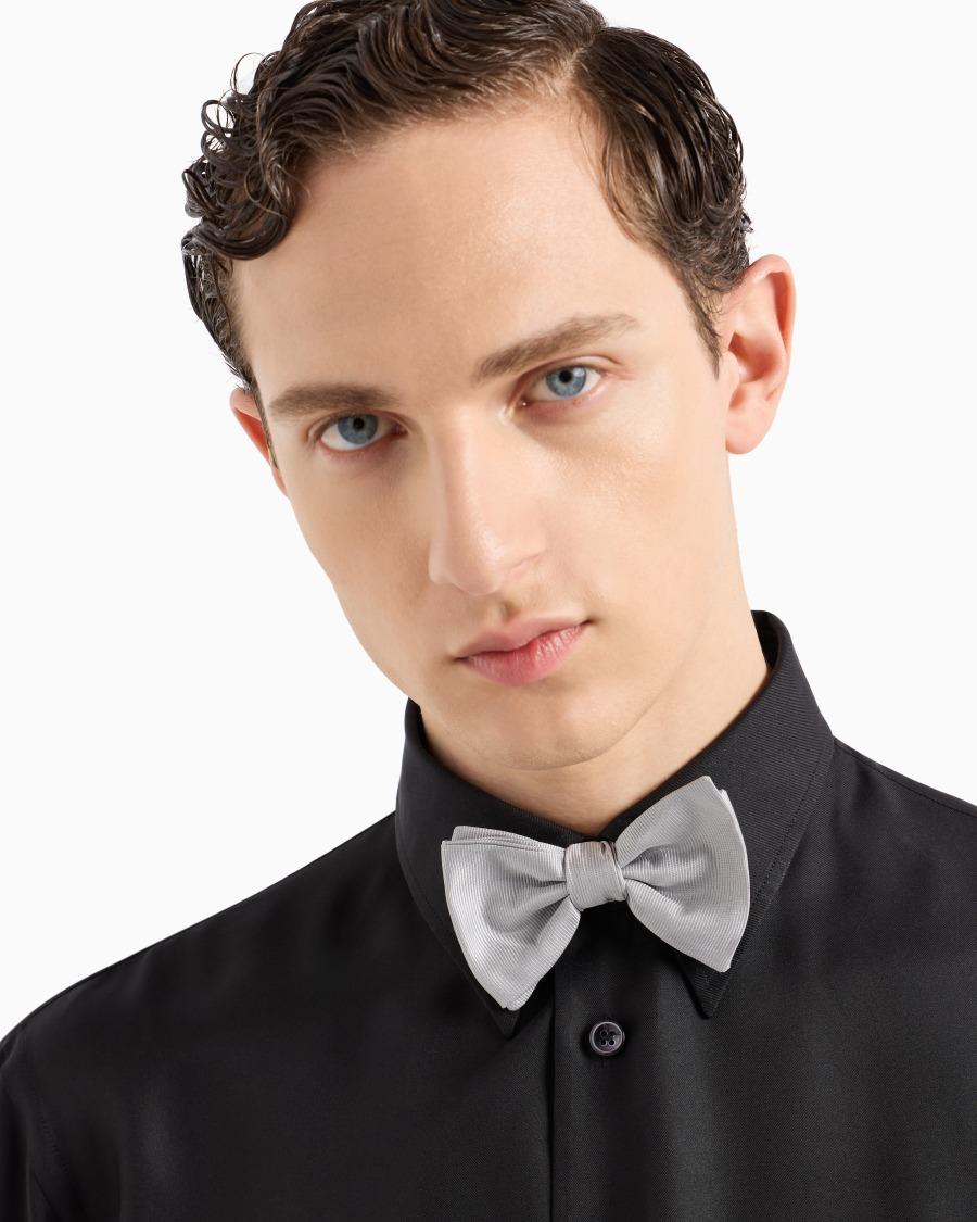 The world of armani PAPILLON ANNODATO IN PURA SETA Nuova
