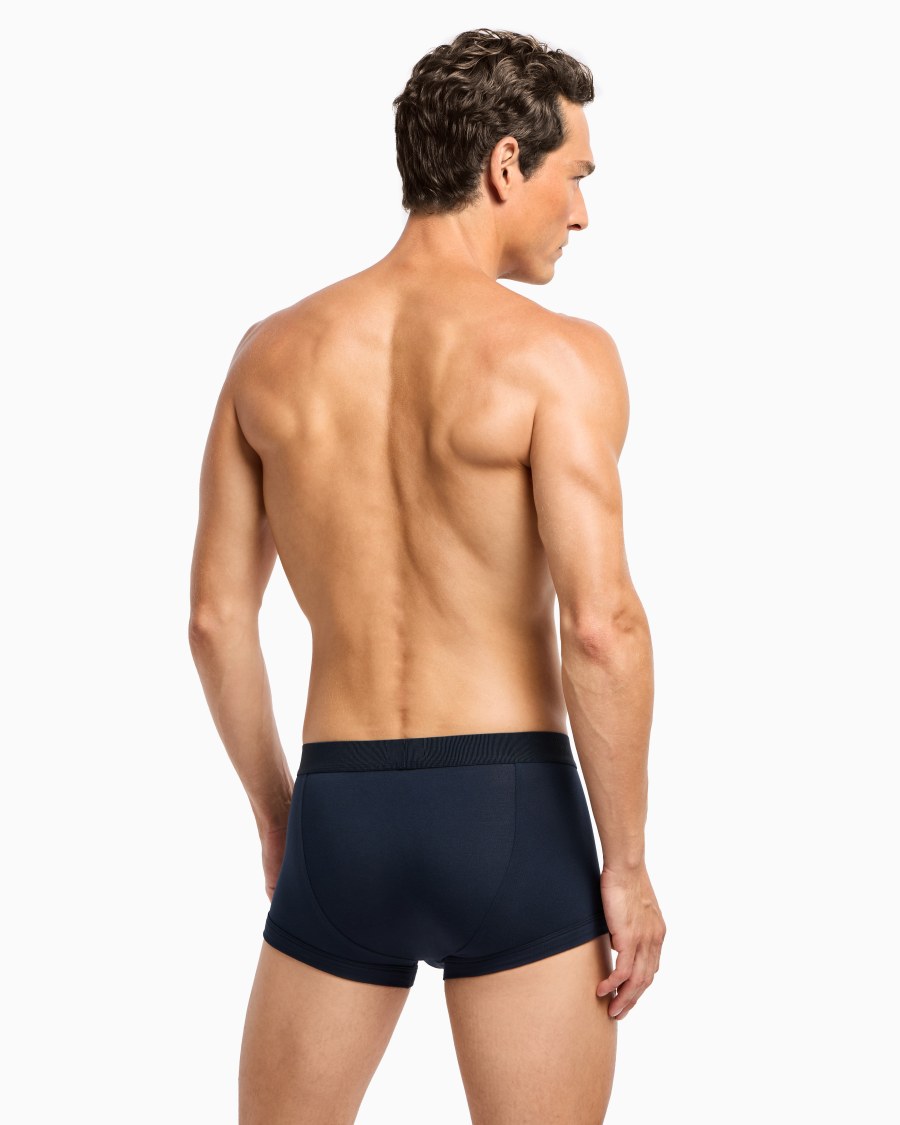 The world of armani BOXER IN JERSEY STRETCH CON BANDA LOGATA 2025