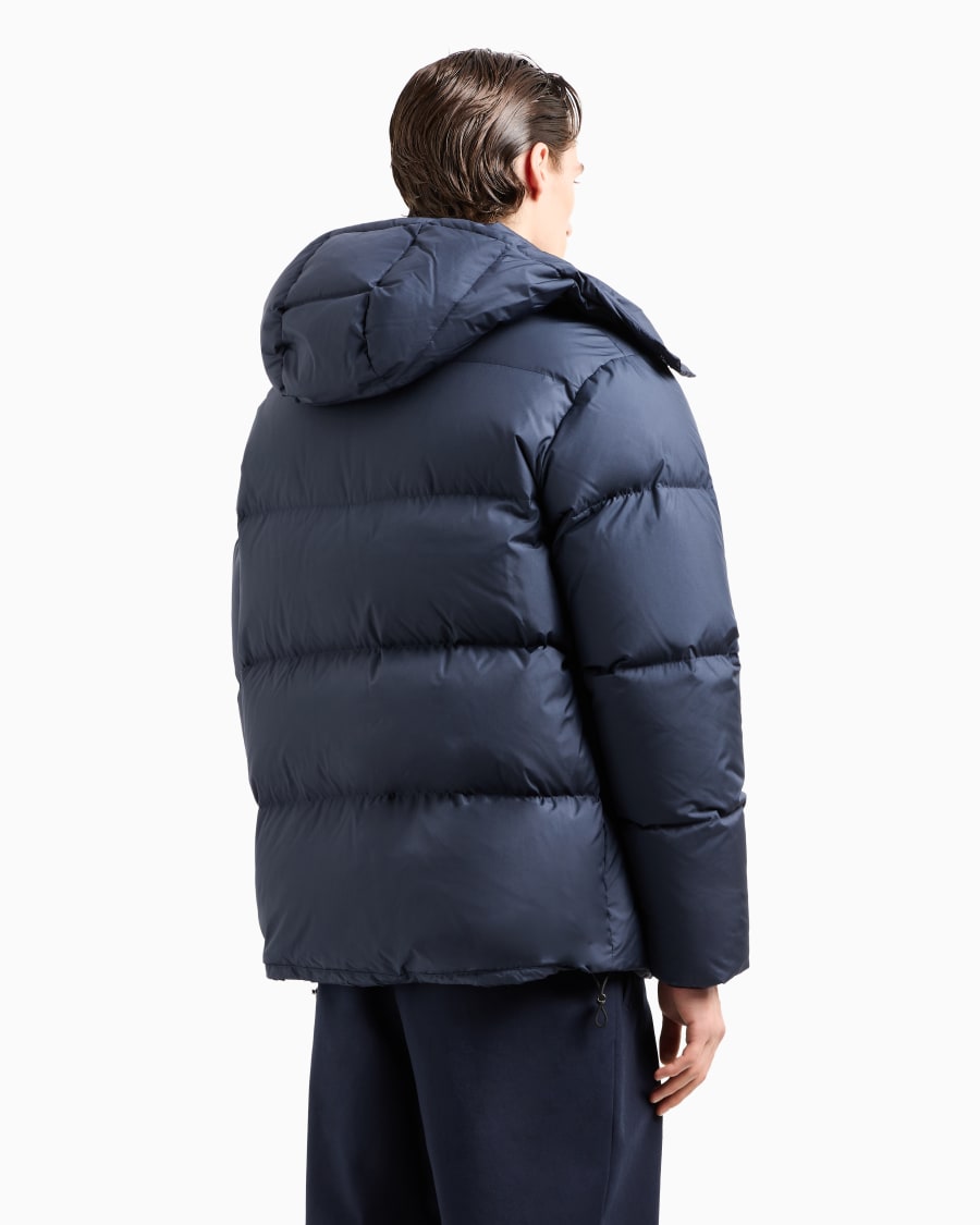 The world of armani BOMBER CON CAPPUCCIO IMBOTTITO IN PIUMA D'OCA ASV Italy