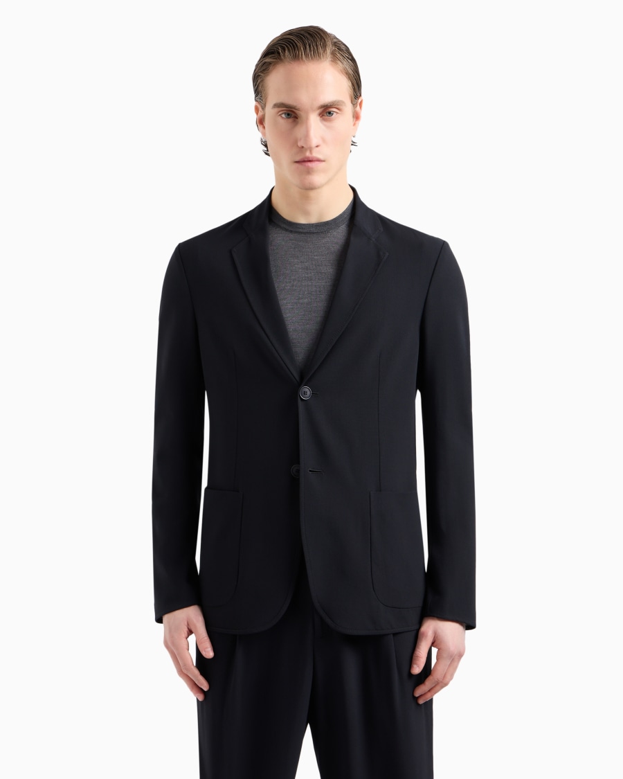 The world of armani GIACCA MONOPETTO IN LANA VERGINE Soddisfazione Garantita