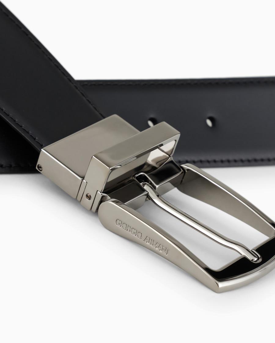 The world of armani CINTURA REVERSIBILE IN PELLE Fino Al -60%