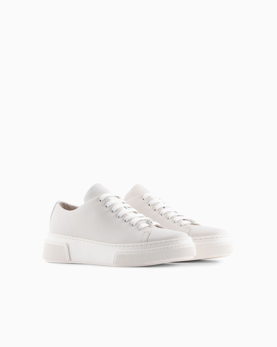 The world of armani SNEAKERS IN PELLE Presa