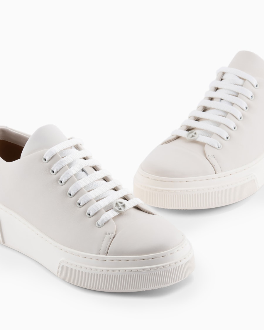 The world of armani SNEAKERS IN PELLE Presa