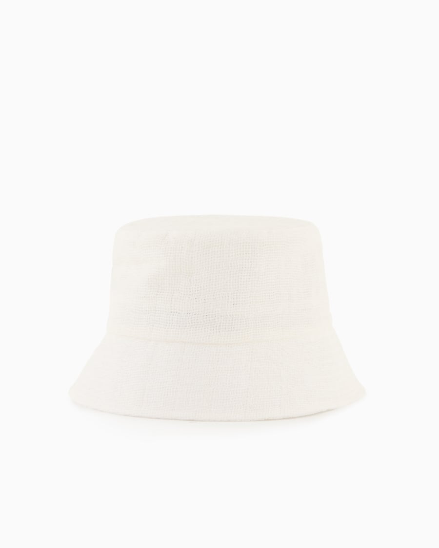 The world of armani CAPPELLO CLOCHE IN MISTO LINO Offerte