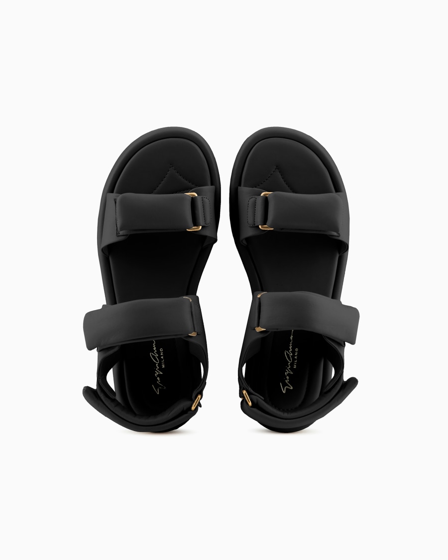 The world of armani SANDALI FLAT IN NAPPA IMBOTTITA I Più Venduti