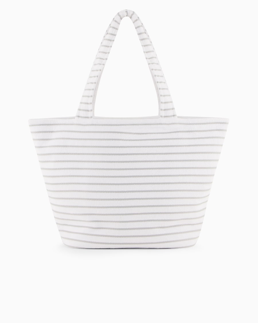 The world of armani BORSA DA MARE IN SPUGNA DI COTONE Negozio