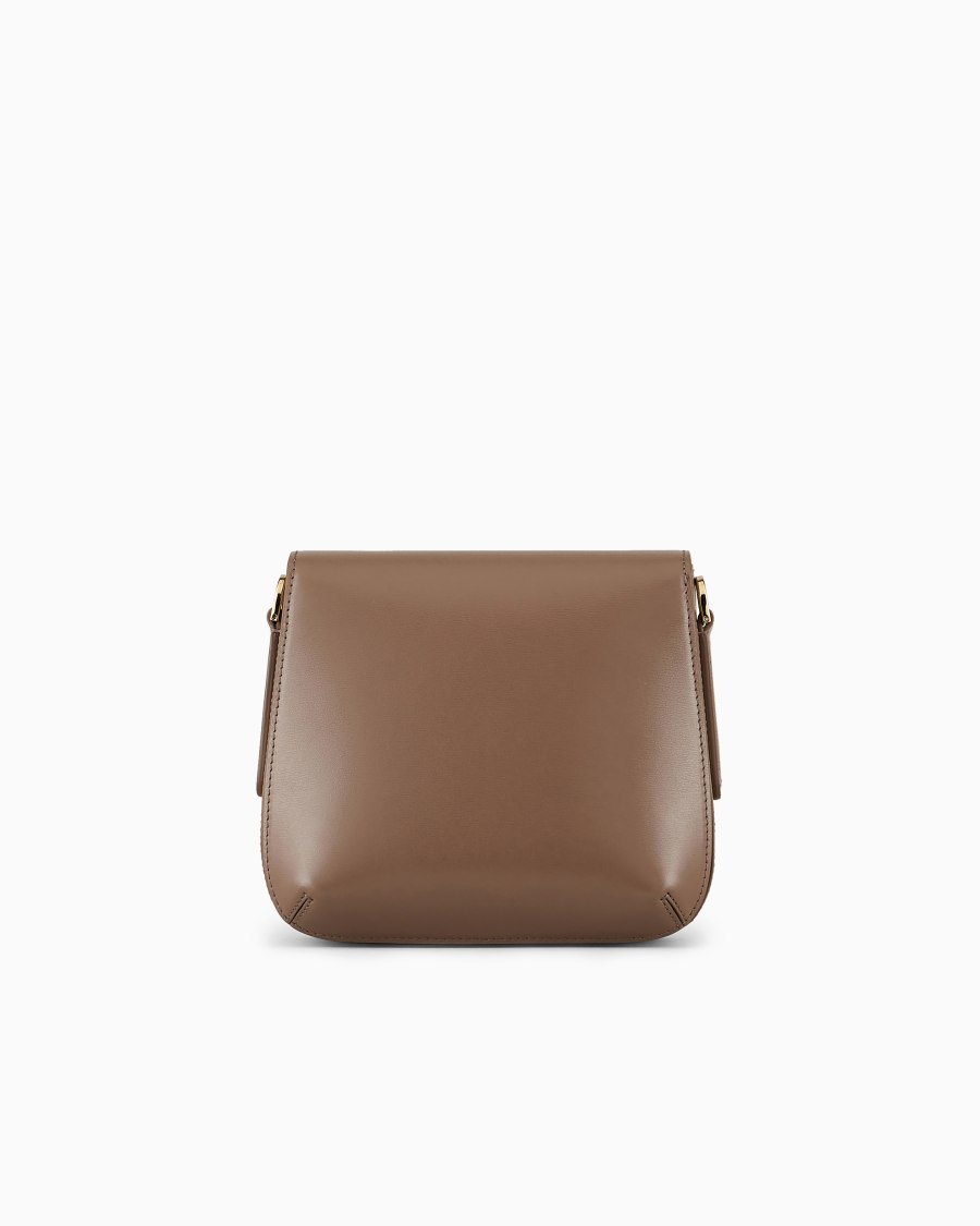 The world of armani BORSA LA PRIMA IN PELLE PALMELLATA CON TRACOLLA A NASTRO In Linea