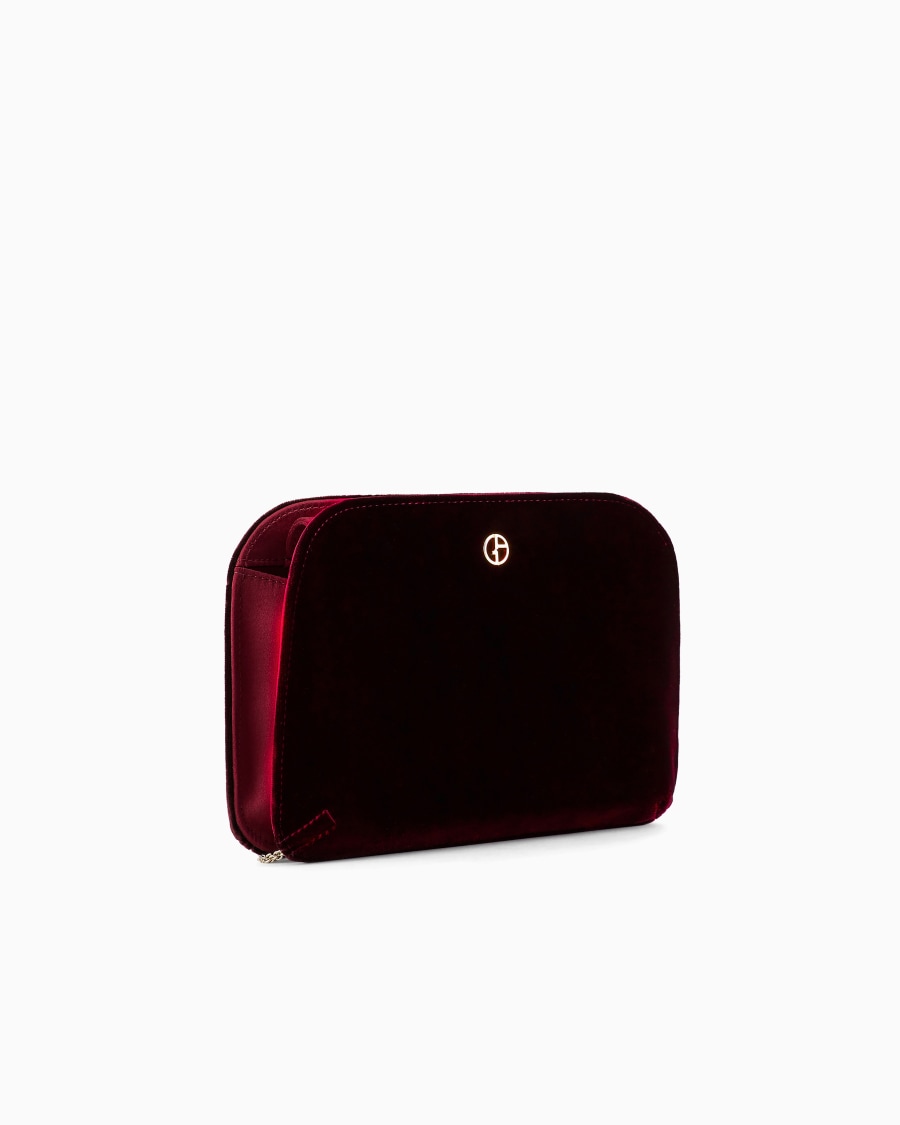 The world of armani CLUTCH LA PRIMA IN VELLUTO E RASO Nuovo