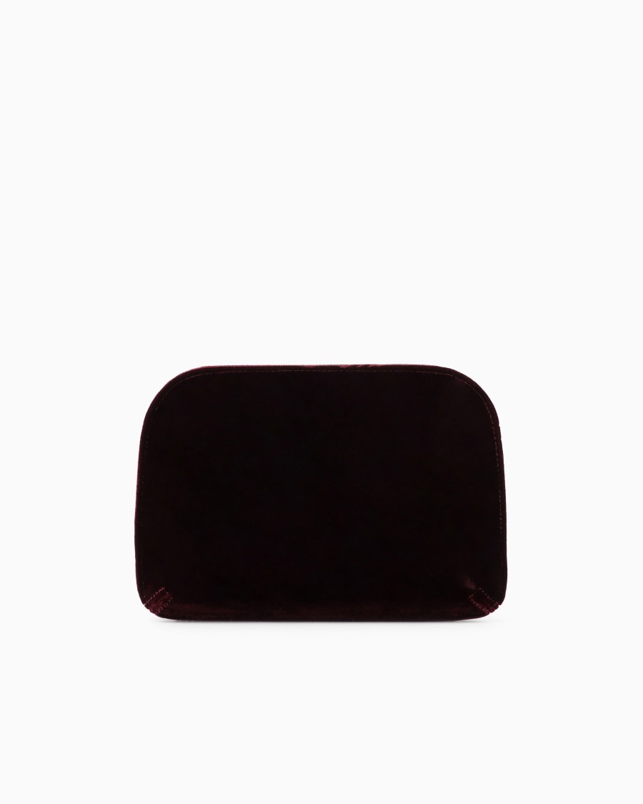 The world of armani CLUTCH LA PRIMA IN VELLUTO E RASO Nuovo