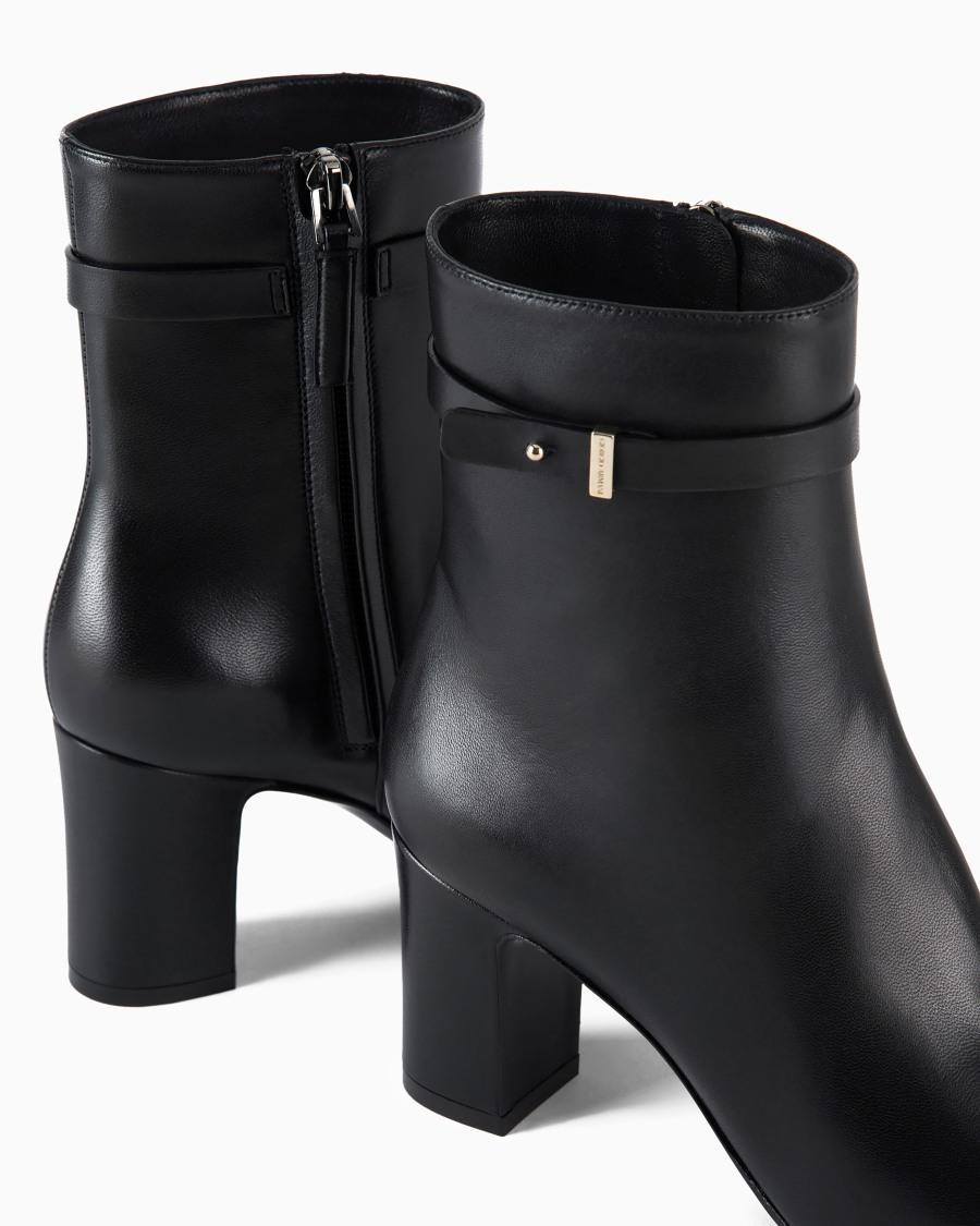 The world of armani STIVALETTI CON TACCO IN NAPPA Vendita