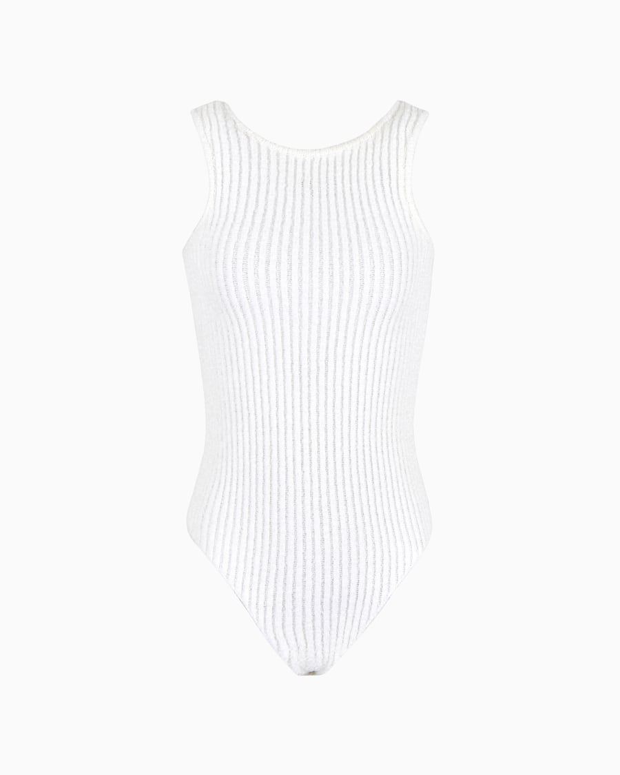 The world of armani BODY IN MISTO COTONE E VISCOSA A COSTE